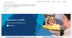 Desktop Screenshot of btgplc.com